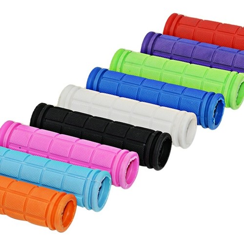 Rubber bike handlebar grips - rubber,